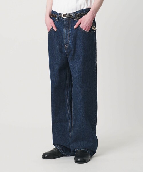 MONKEY TIME（モンキータイム）の「デニム ルーズ ポケット バギー パンツ（デニムパンツ・メンズ・ネイビー/ライトブルー・XL/L/M/S）」の5枚目の写真