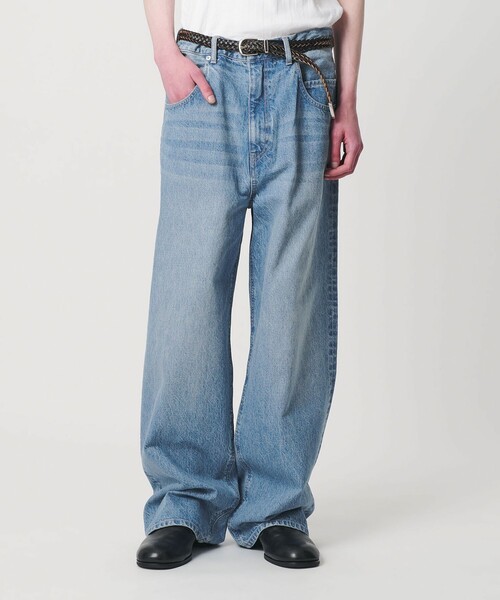 MONKEY TIME（モンキータイム）の「デニム ルーズ ポケット バギー パンツ（デニムパンツ・メンズ・ネイビー/ライトブルー・XL/L/M/S）」の12枚目の写真