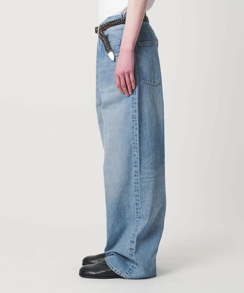 MONKEY TIME（モンキータイム）の「デニム ルーズ ポケット バギー パンツ（デニムパンツ・メンズ・ネイビー/ライトブルー・XL/L/M/S）」の14枚目の写真