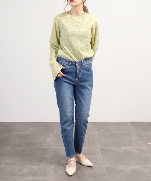 SIGNATURE(シグネチャ)の「Signatureタイトストレートパンツ(その他パンツ・レディース・グレー/ネイビー/ホワイト・M/M-L/S-M)」の20枚目の写真