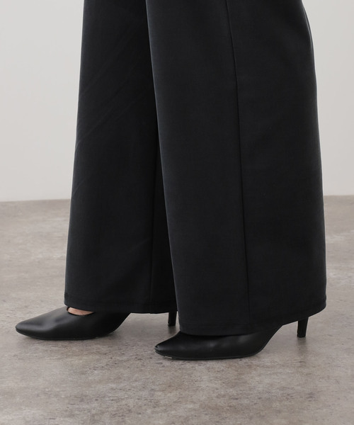 EDIT. FOR LULU（エディットフォールル）の「フィブリルバックサテン パンツ（スラックス・レディース・ブラック/ブラウン・34/36）」の16枚目の写真