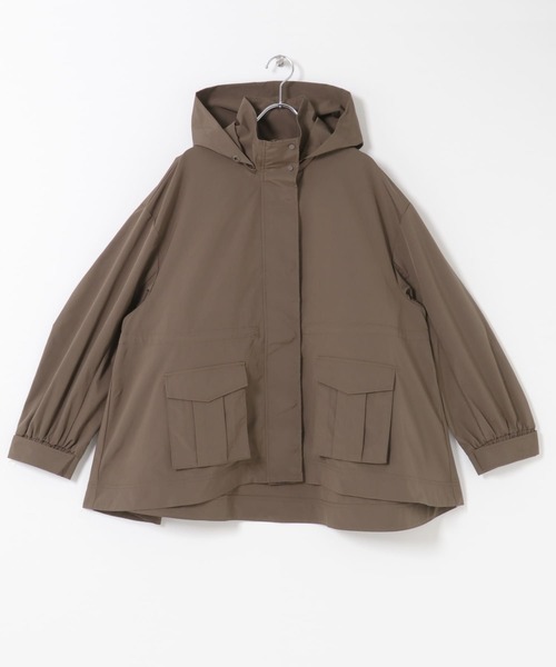 URBAN RESEARCH ROSSO WOMEN(アーバンリサーチ ロッソ)の「ELENDEEK DRAWSTRING MOUNTAIN PARKA(マウンテンパーカー・レディース・オフホワイト/ブラウン・FREE)」の5枚目の写真