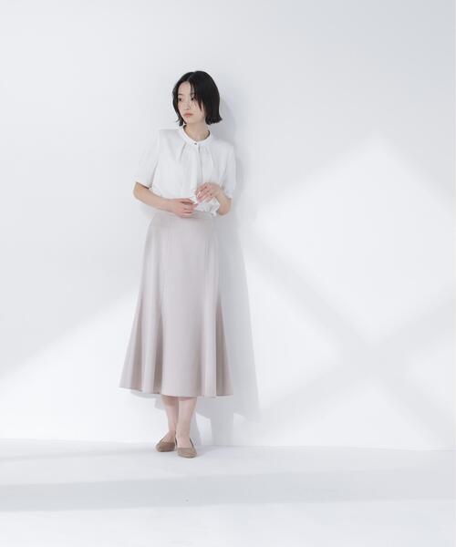 NATURAL BEAUTY BASIC(ナチュラルビューティーベーシック)の「◇ライトツイルセットアップ(スカート・レディース・ブラウン/ベージュ・SMALL/MEDIUM)」の19枚目の写真