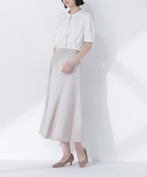 NATURAL BEAUTY BASIC(ナチュラルビューティーベーシック)の「◇ライトツイルセットアップ(スカート・レディース・ブラウン/ベージュ・SMALL/MEDIUM)」の20枚目の写真