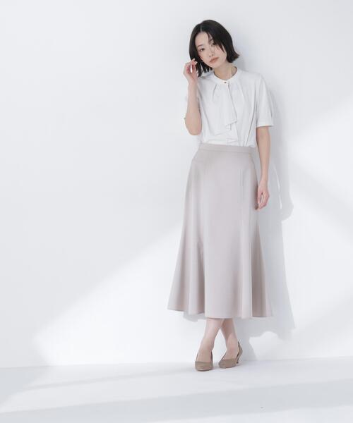 NATURAL BEAUTY BASIC(ナチュラルビューティーベーシック)の「◇ライトツイルセットアップ(スカート・レディース・ブラウン/ベージュ・SMALL/MEDIUM)」の21枚目の写真