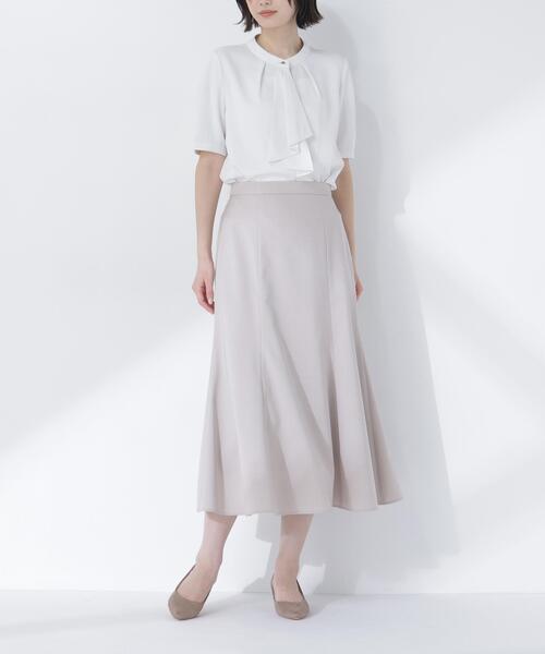 NATURAL BEAUTY BASIC(ナチュラルビューティーベーシック)の「◇ライトツイルセットアップ(スカート・レディース・ブラウン/ベージュ・SMALL/MEDIUM)」の22枚目の写真