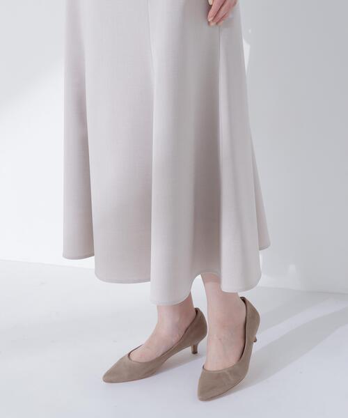 NATURAL BEAUTY BASIC(ナチュラルビューティーベーシック)の「◇ライトツイルセットアップ(スカート・レディース・ブラウン/ベージュ・SMALL/MEDIUM)」の8枚目の写真