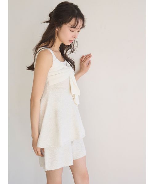 snidel♡リボンチュニック リボンツイードチュニック（ルームウェア/パジャマ）｜SNIDEL HOME