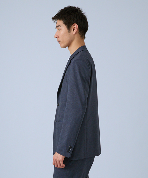 B.C STOCK（ベーセーストック）の「PONTE PRINT 2B ジャケット（テーラードジャケット・メンズ・チャコールグレー/ネイビー/ブラック・X-LARGE/LARGE/MEDIUM/SMALL）」の14枚目の写真