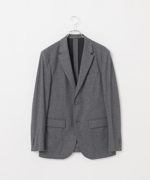 B.C STOCK（ベーセーストック）の「PONTE PRINT 2B ジャケット（テーラードジャケット・メンズ・チャコールグレー/ネイビー/ブラック・X-LARGE/LARGE/MEDIUM/SMALL）」の16枚目の写真