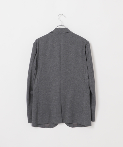 B.C STOCK（ベーセーストック）の「PONTE PRINT 2B ジャケット（テーラードジャケット・メンズ・チャコールグレー/ネイビー/ブラック・X-LARGE/LARGE/MEDIUM/SMALL）」の19枚目の写真