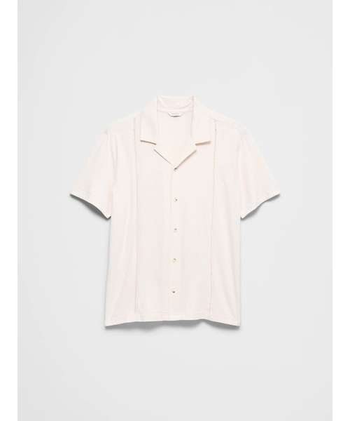 BANANA REPUBLIC FACTORY STORE(バナナリパブリック ファクトリーストア)の「BANANA REPUBLIC FACTORY STORE ニット リゾート シャツ(シャツ/ブラウス・メンズ・ネイビー/アイボリー/ライトブルー・S/M/L/XL)」の6枚目の写真