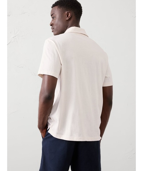 BANANA REPUBLIC FACTORY STORE(バナナリパブリック ファクトリーストア)の「BANANA REPUBLIC FACTORY STORE ニット リゾート シャツ(シャツ/ブラウス・メンズ・ネイビー/アイボリー/ライトブルー・S/M/L/XL)」の9枚目の写真