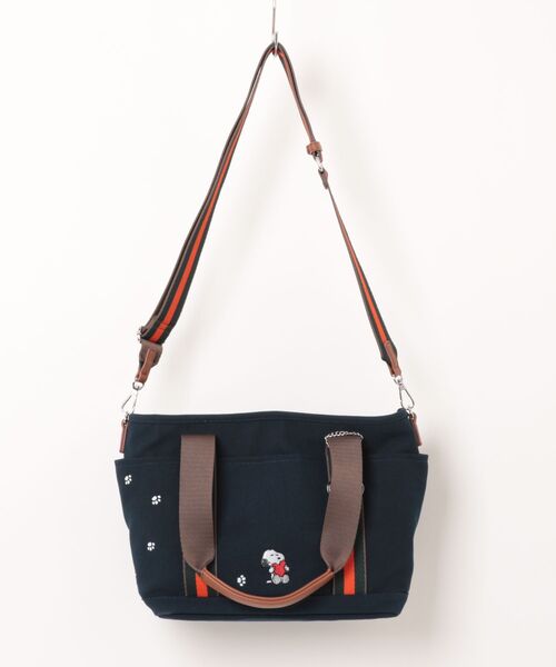 CLATHAS(クレイサス)の「SNOOPYキャンパス 2wayトートバッグ(大)(トートバッグ・レディース・グレー/ベビーピンク/ダークブルー・FREE)」の3枚目の写真
