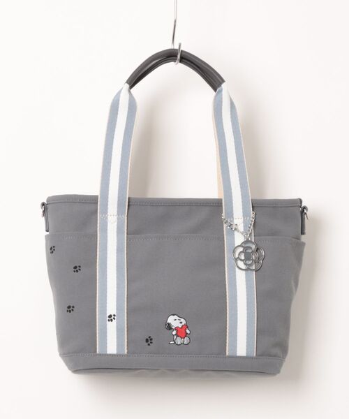 CLATHAS(クレイサス)の「SNOOPYキャンパス 2wayトートバッグ(大)(トートバッグ・レディース・グレー/ベビーピンク/ダークブルー・FREE)」の10枚目の写真