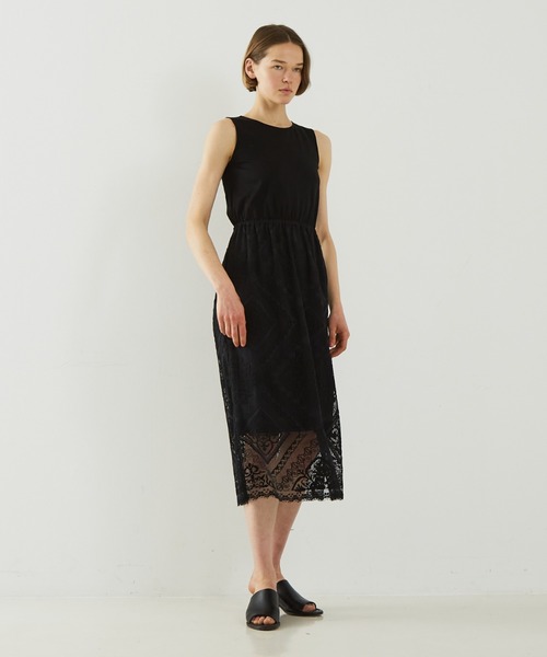DESIGNWORKS(デザインワークス)の「2WAYレイヤードレースワンピース(ワンピース・レディース・オフホワイト・38)」の18枚目の写真