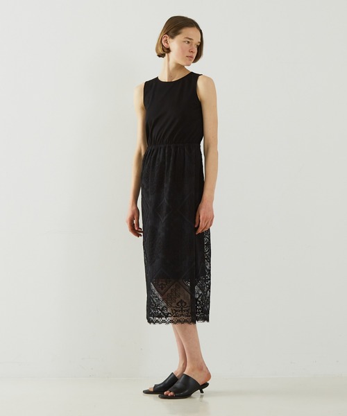 DESIGNWORKS(デザインワークス)の「2WAYレイヤードレースワンピース(ワンピース・レディース・オフホワイト・38)」の19枚目の写真