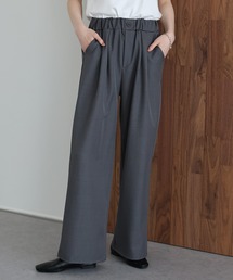 J by blue（ジェイバイブルー）の「ウエストゴムタックスラックス（スラックス）」