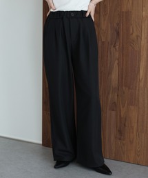 J by blue（ジェイバイブルー）の「ウエストゴムタックスラックス（スラックス）」