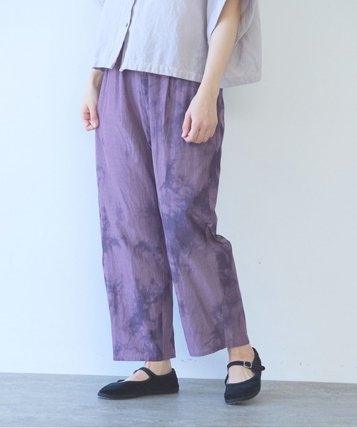 yuni(ユニ )の「△cotton cupla difused dye pettit pants(その他パンツ・レディース・パープル/ブルー・FREE)」の1枚目の写真