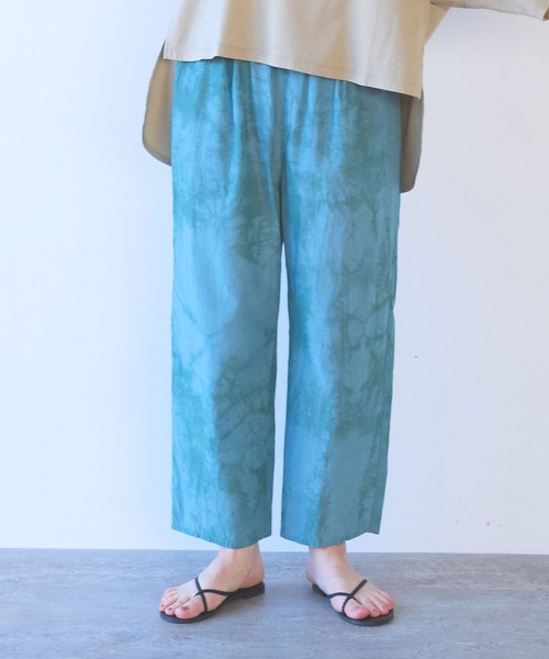 yuni(ユニ )の「△cotton cupla difused dye pettit pants(その他パンツ・レディース・パープル/ブルー・FREE)」の2枚目の写真