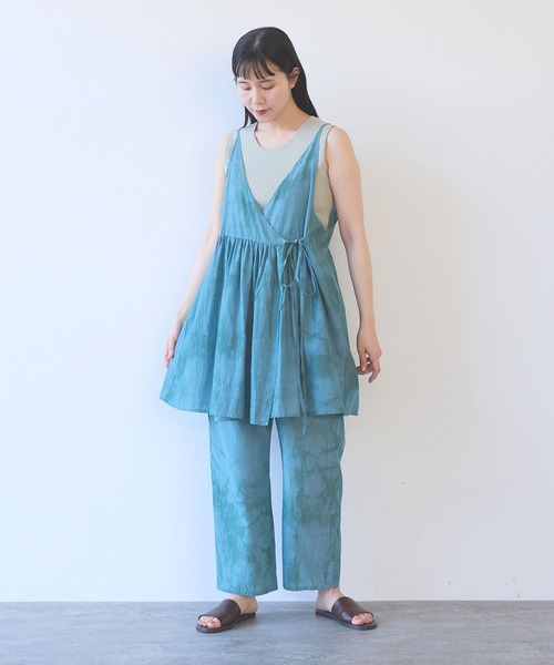 yuni(ユニ )の「△cotton cupla difused dye pettit pants(その他パンツ・レディース・パープル/ブルー・FREE)」の6枚目の写真
