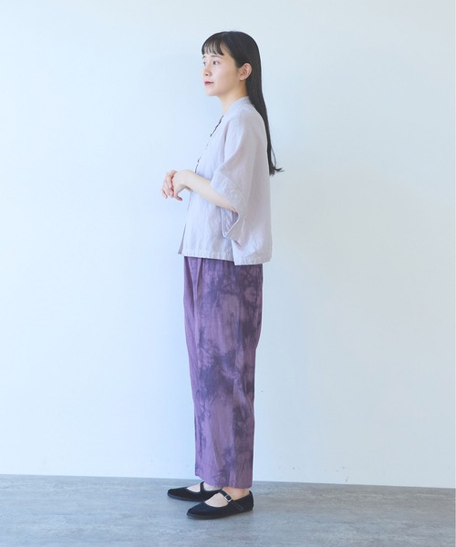 yuni(ユニ )の「△cotton cupla difused dye pettit pants(その他パンツ・レディース・パープル/ブルー・FREE)」の22枚目の写真