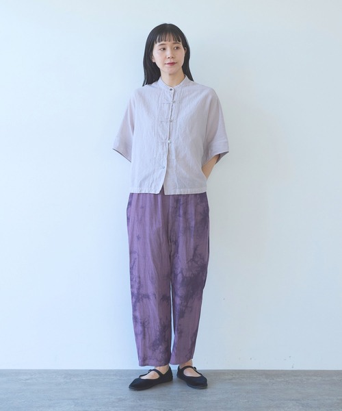 yuni(ユニ )の「△cotton cupla difused dye pettit pants(その他パンツ・レディース・パープル/ブルー・FREE)」の20枚目の写真