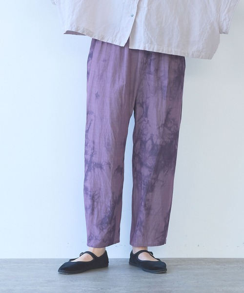 yuni(ユニ )の「△cotton cupla difused dye pettit pants(その他パンツ・レディース・パープル/ブルー・FREE)」の12枚目の写真