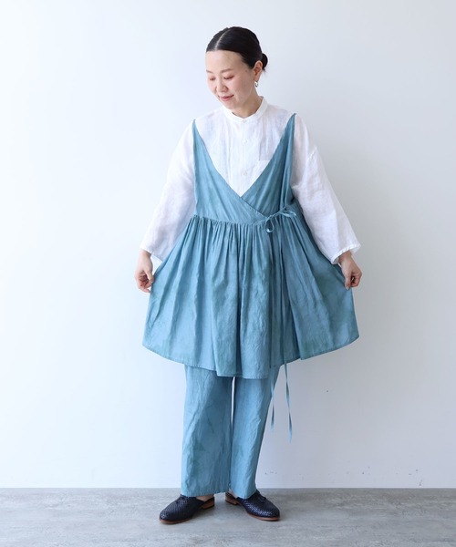 yuni(ユニ )の「△cotton cupla difused dye pettit pants(その他パンツ・レディース・パープル/ブルー・FREE)」の3枚目の写真