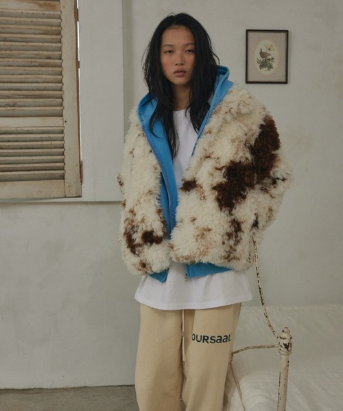 CANAL JEAN（キャナルジーン）の「OURSAALTY　Moo-A Fur Jumper（その他アウター・レディース・アイボリー・ONE SIZE）」の6枚目の写真