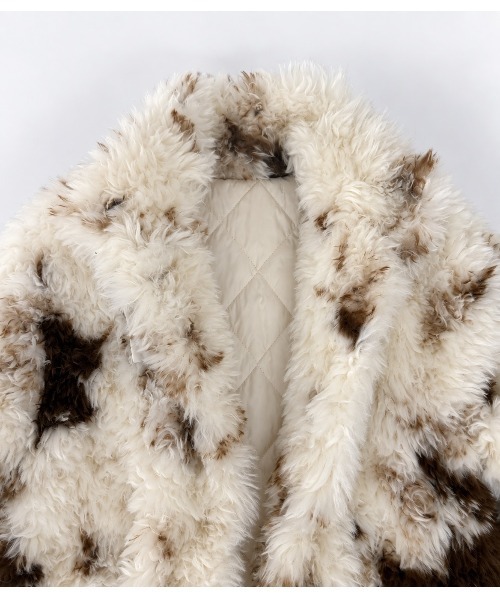 CANAL JEAN（キャナルジーン）の「OURSAALTY　Moo-A Fur Jumper（その他アウター・レディース・アイボリー・ONE SIZE）」の9枚目の写真