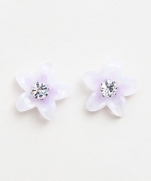 Zoule ゾーラ:Soleaシリーズ hibiscus ハイビスカス ピアス