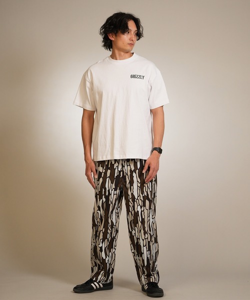 GRIZZLY(グリズリー)の「【ムラサキスポーツ限定】GRIZZLY/グリズリー 半袖Tシャツ メンズ GRIZZLY MIND SST G26SS-2401(Tシャツ/カットソー・メンズ・ホワイト/スミクロ/ブラック・M/L/XL)」の6枚目の写真