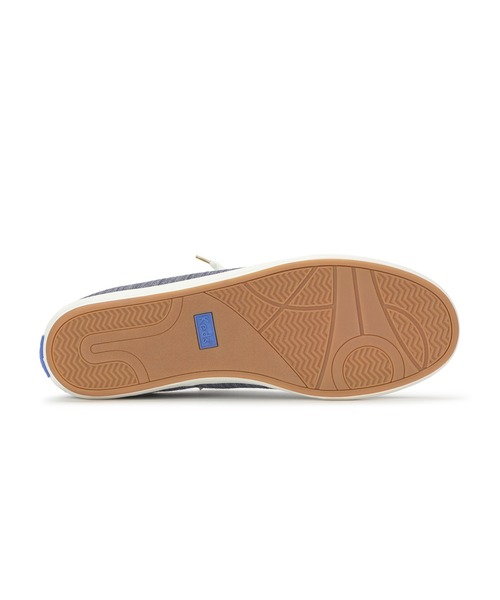 Keds(ケッズ)の「Keds センター スリー スリップオン ストライプ シャンブレー ブルー(スニーカー・レディース・ブルー・23.5cm/24.0cm/24.5cm/25.0cm/22.5cm/23.0cm)」の6枚目の写真