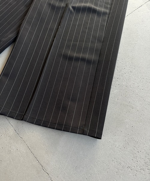 kutir（クティール）の「STUDDED STRIPED WIDE SLACKS／スタッズストライプワイドスラックス（スラックス・メンズ・ブラック/チャコールグレー・SMALL/MEDIUM/LARGE）」の11枚目の写真