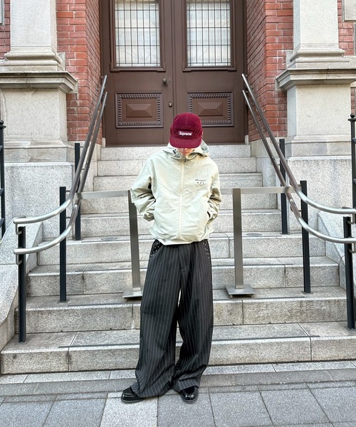 kutir（クティール）の「STUDDED STRIPED WIDE SLACKS／スタッズストライプワイドスラックス（スラックス・メンズ・ブラック/チャコールグレー・SMALL/MEDIUM/LARGE）」の15枚目の写真