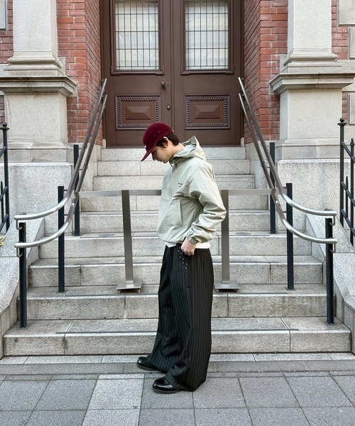 kutir（クティール）の「STUDDED STRIPED WIDE SLACKS／スタッズストライプワイドスラックス（スラックス・メンズ・ブラック/チャコールグレー・SMALL/MEDIUM/LARGE）」の16枚目の写真