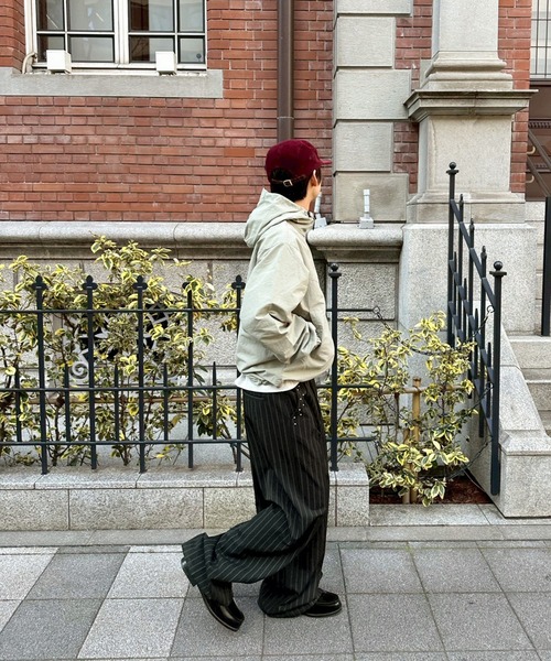 kutir（クティール）の「STUDDED STRIPED WIDE SLACKS／スタッズストライプワイドスラックス（スラックス・メンズ・ブラック/チャコールグレー・SMALL/MEDIUM/LARGE）」の18枚目の写真