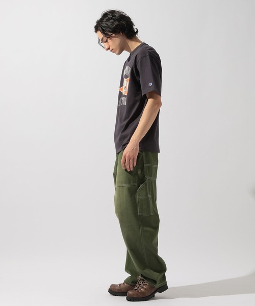 Champion(チャンピオン)の「【Champion(チャンピオン)】グラフィックプリントショートスリーブTシャツ(Tシャツ/カットソー・メンズ・ブラック/ダークブラウン・LARGE)」の4枚目の写真