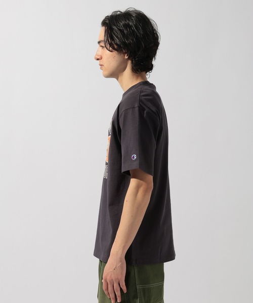 Champion(チャンピオン)の「【Champion(チャンピオン)】グラフィックプリントショートスリーブTシャツ(Tシャツ/カットソー・メンズ・ブラック/ダークブラウン・LARGE)」の10枚目の写真