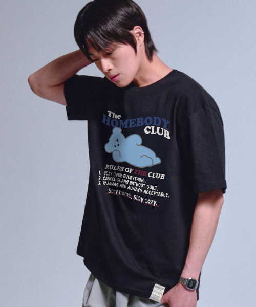 GRAVER（グレーバー）の「[ユニセックス]THB CLUB 半袖Tシャツ_3カラー（Tシャツ/カットソー・レディース・ライトグレー/ホワイト/ブラック・MEDIUM/SMALL/LARGE/X-LARGE）」の8枚目の写真