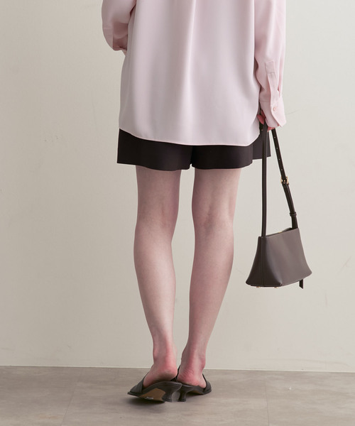 Noble（ノーブル）の「ブライトツイルショートパンツ（その他パンツ・レディース・ブラウン・38/36）」の7枚目の写真