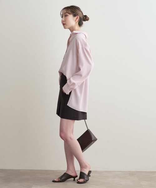 Noble（ノーブル）の「ブライトツイルショートパンツ（その他パンツ・レディース・ブラウン・38/36）」の9枚目の写真