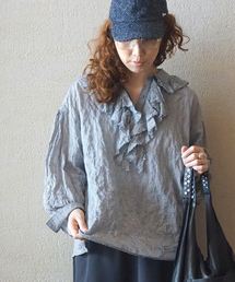 journal  standard LUXE ストライプBIGシャツ JOURNAL STANDARD LUXE（ジャーナルスタンダード ラックス）の「OX