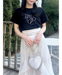 dazzlin | 【UV】ラインストーングラフィックロゴTシャツ(Tシャツ/カットソー)