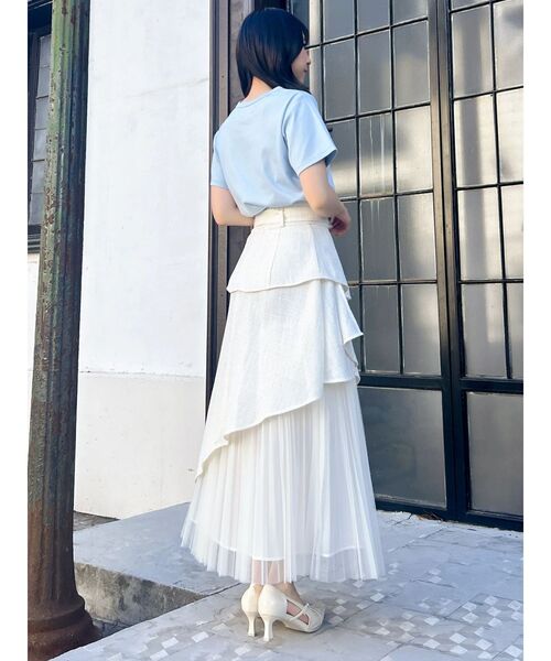 dazzlin（ダズリン）の「【UV】ラインストーングラフィックロゴTシャツ（Tシャツ/カットソー・レディース・ブルー/オフホワイト/ブラック/ピンク・FREE）」の18枚目の写真