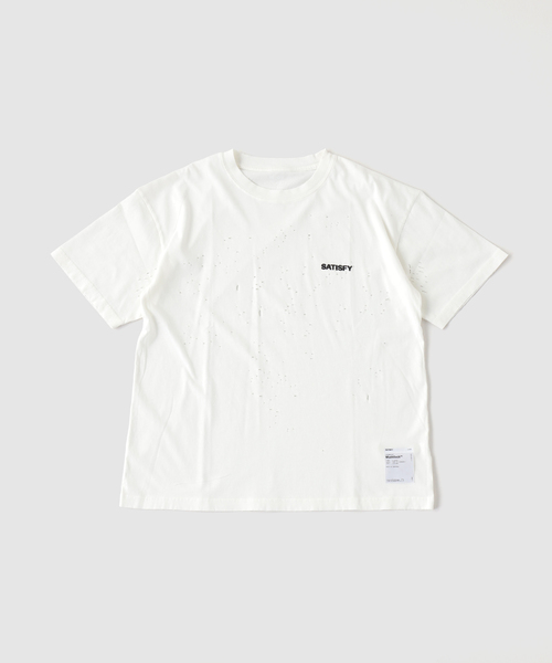 SATISFY(サティスファイ)の「SATISFY(サティスファイ) MothTech Tシャツ(Tシャツ/カットソー・メンズ・ブラック/アイボリー・LARGE/X-LARGE)」の1枚目の写真