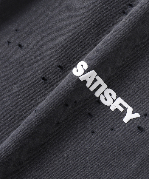 SATISFY(サティスファイ)の「SATISFY(サティスファイ) MothTech Tシャツ(Tシャツ/カットソー・メンズ・ブラック/アイボリー・LARGE/X-LARGE)」の4枚目の写真