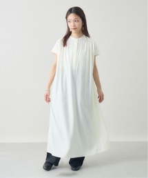 kuros'（クロス）の「【kuros'オリジナル】フレンチスリーブAラインワンピース 日本製（ワンピース）」